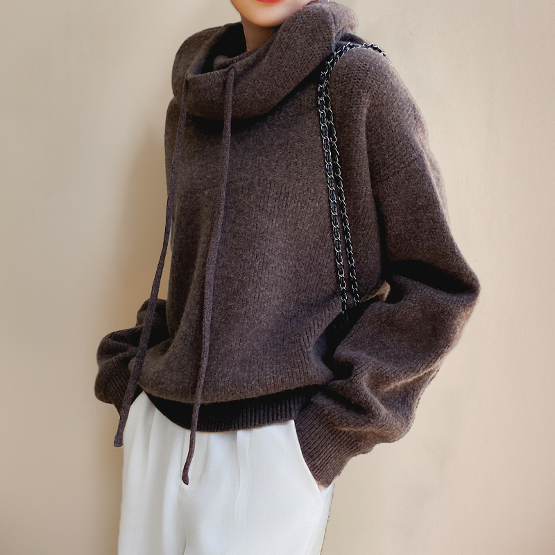 Malou | Knitted Hoodie