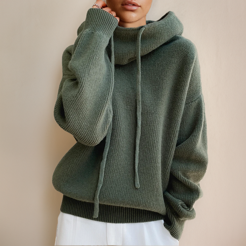 Malou | Knitted Hoodie