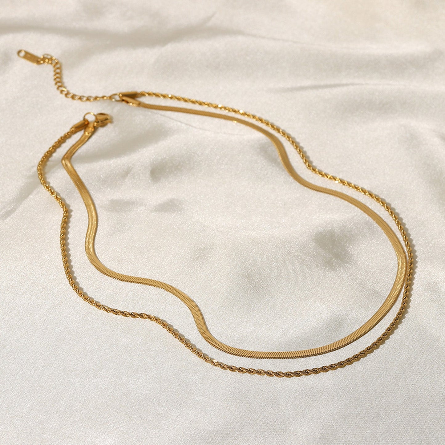 Alina | Layered Gold Necklace