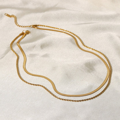 Alina | Layered Gold Necklace