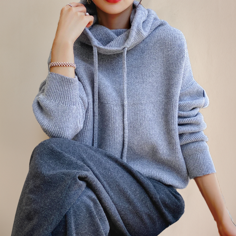 Malou | Knitted Hoodie