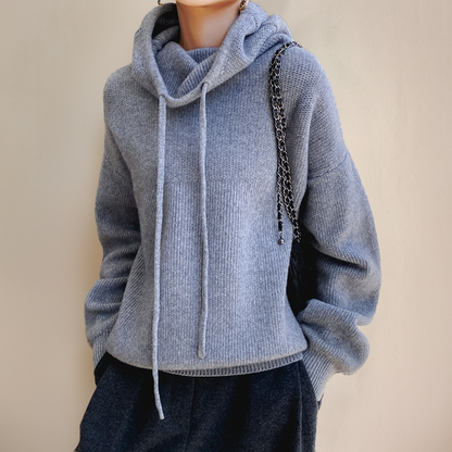 Malou | Knitted Hoodie