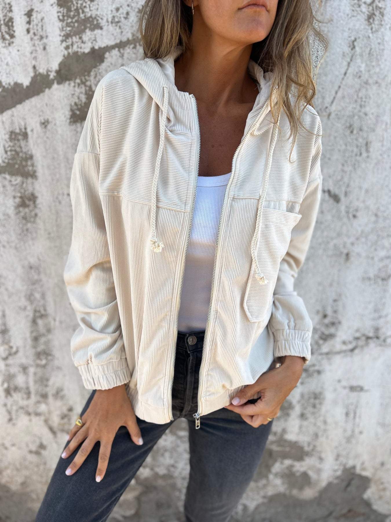 Nuvira | Corduroy Bomber Jacket