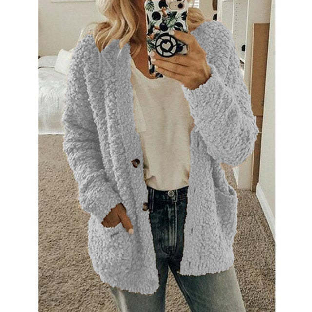 Lorena | Teddy Cardigan
