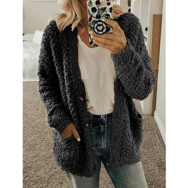 Lorena | Teddy Cardigan