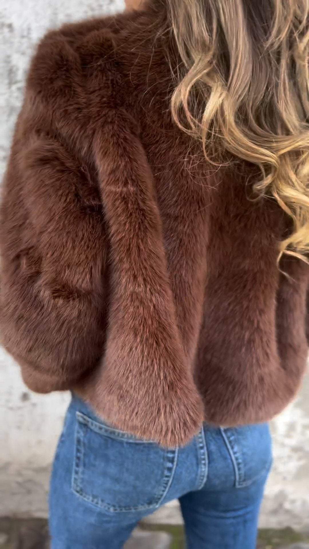 Camille | Short Faux Fur Coat