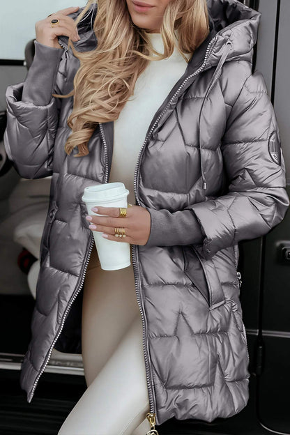Celeste | Long Quilted Winter Coat
