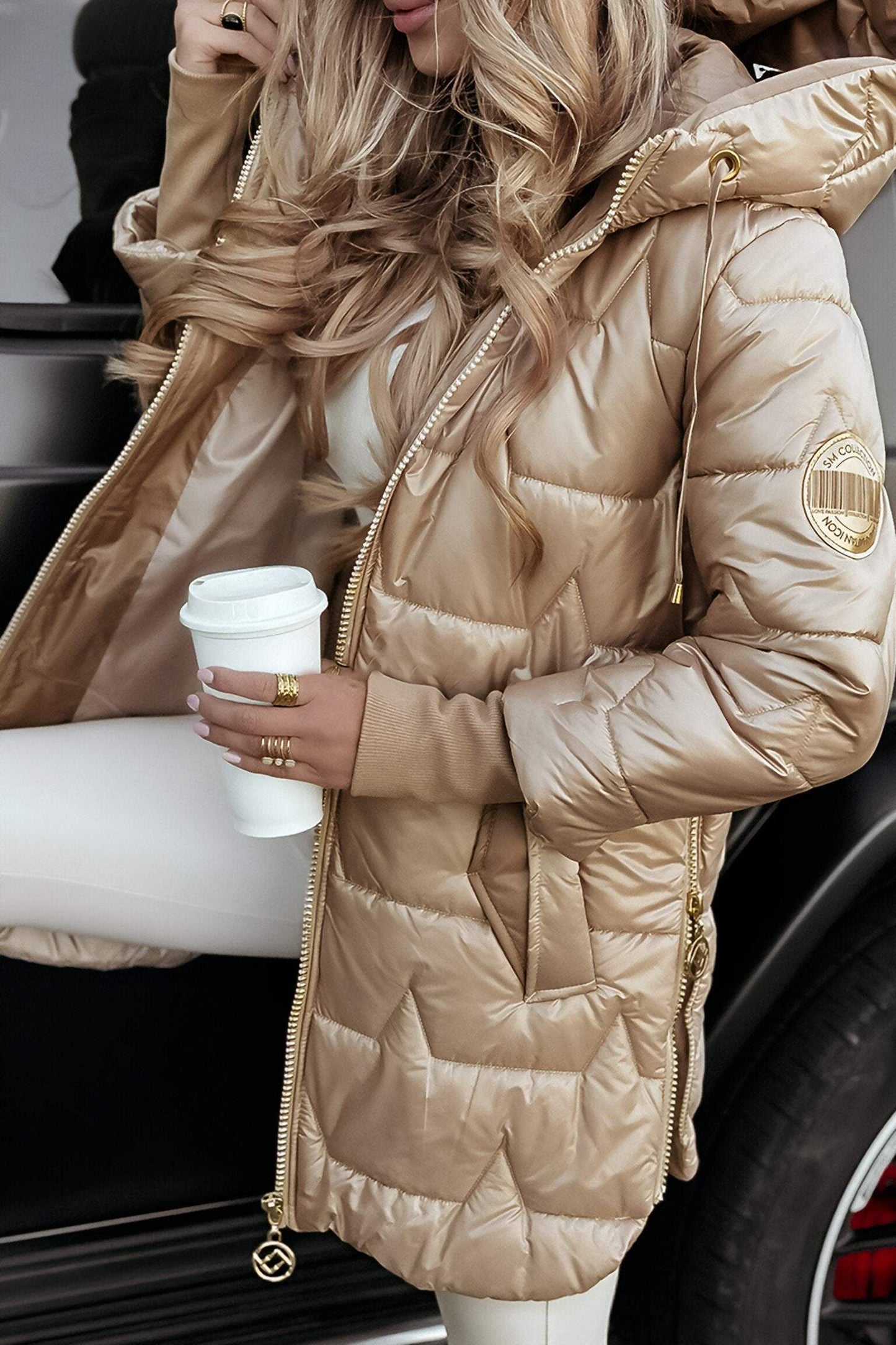 Celeste | Long Quilted Winter Coat