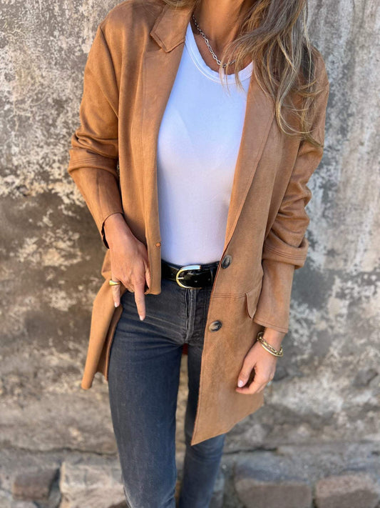 Amaranta | Suede Coat