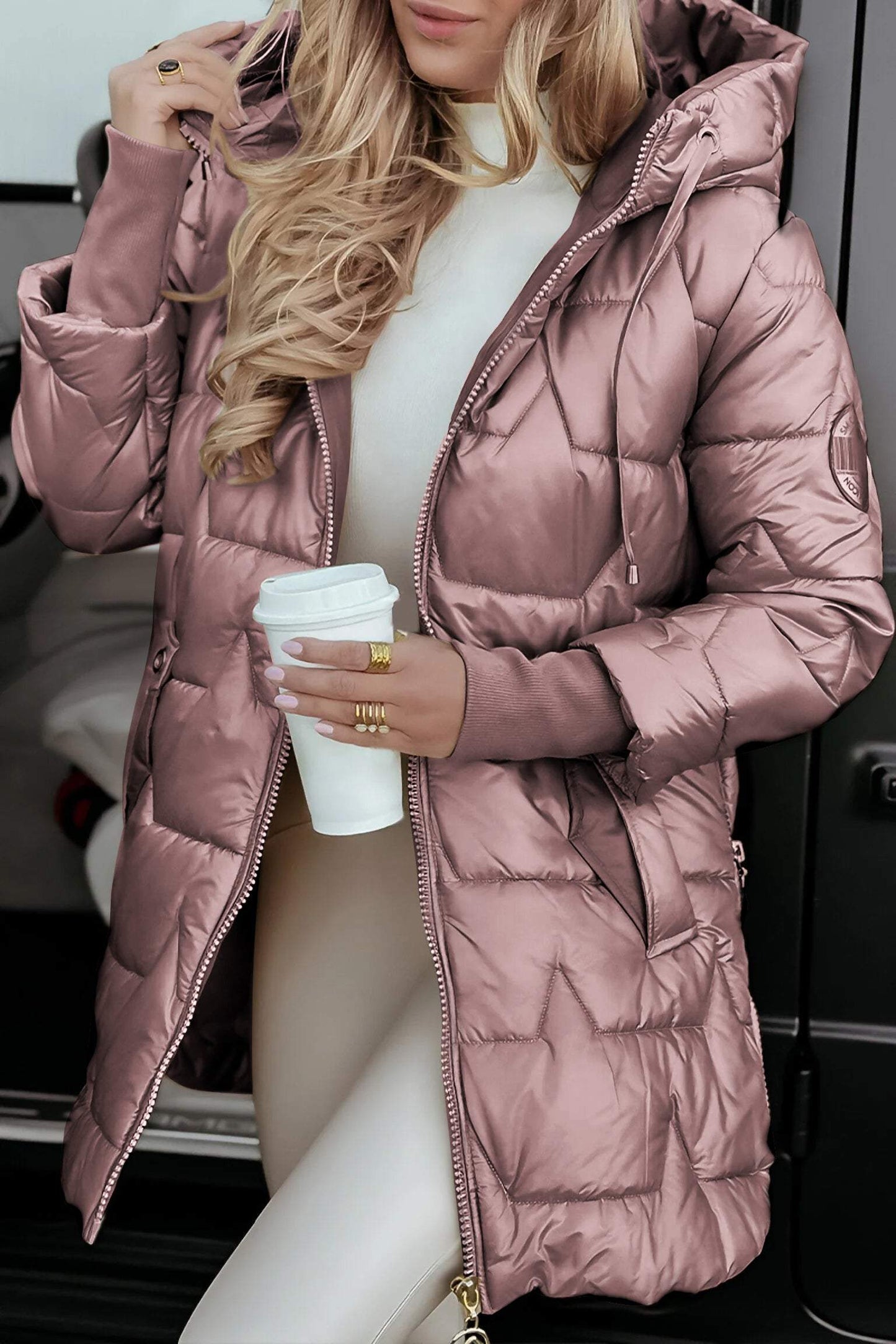 Celeste | Long Quilted Winter Coat