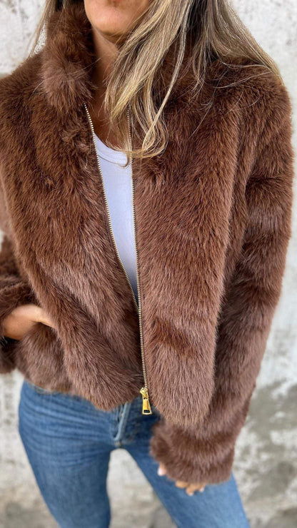 Camille | Short Faux Fur Coat