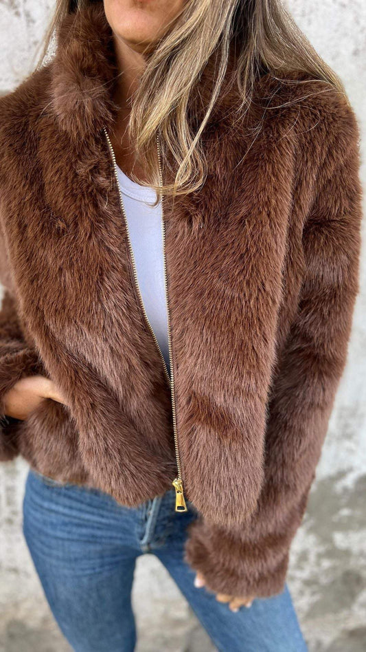 Camille | Short Faux Fur Coat