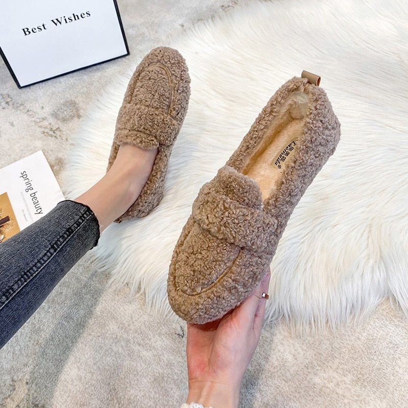 Alviera | Teddy Slippers