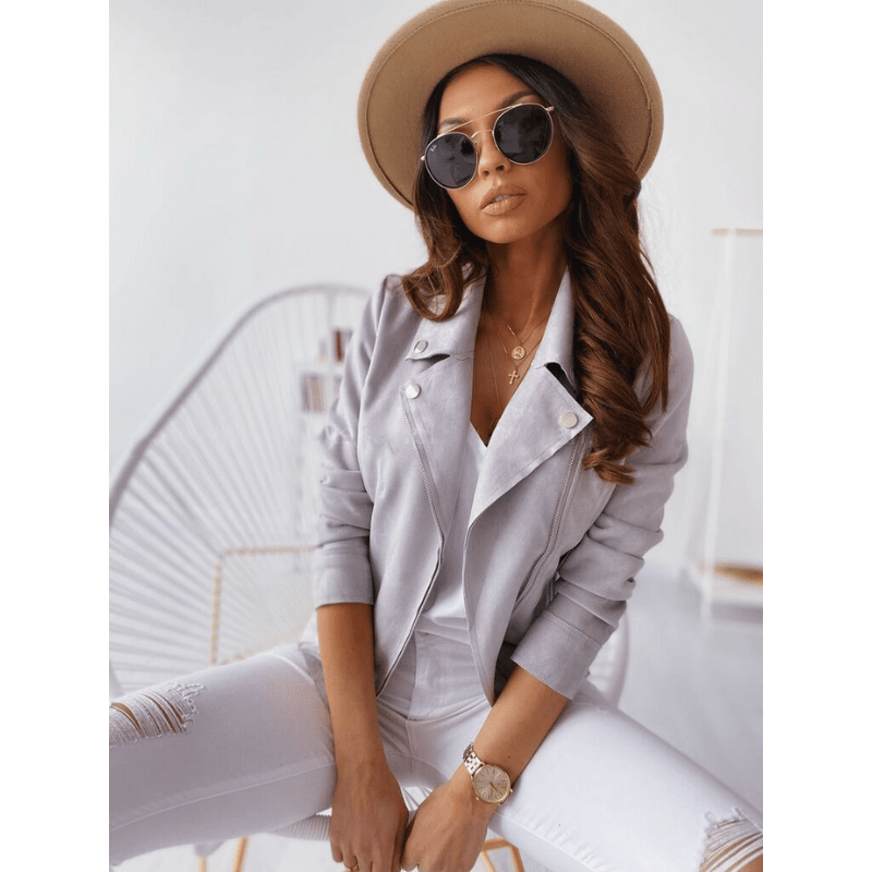 Selva | Suede-Look Biker Jacket Women