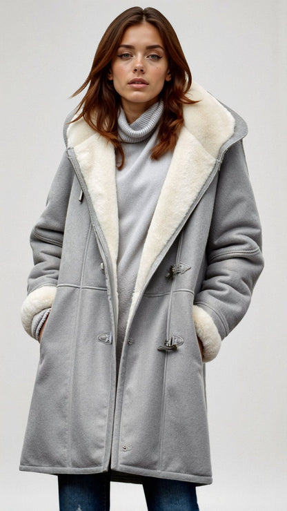 Lunaria | Winter Coat with Faux Fur