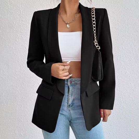 Valeria | Tailored Open Blazer Without Buttons – Stylish and Versatile