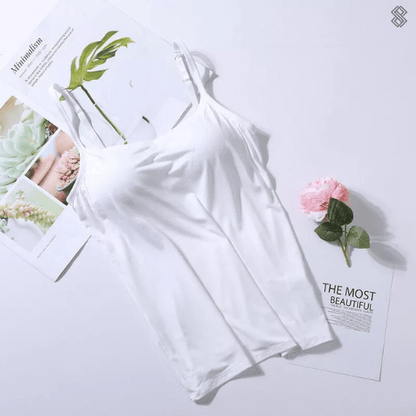 Calista | Seamless Camisole with Built-In Bra