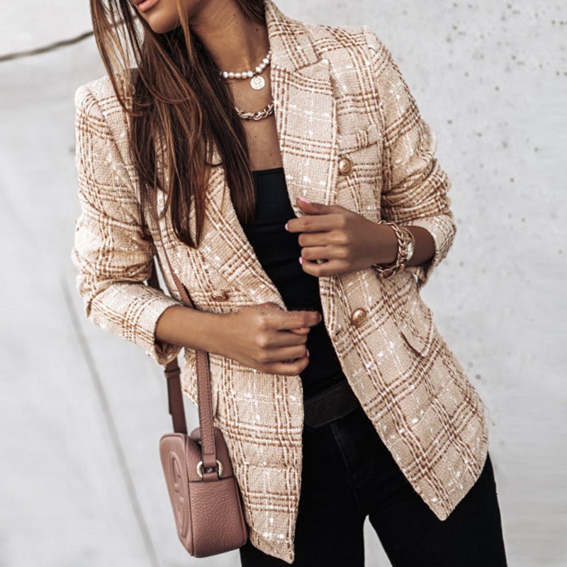 Élodie | Tailored Blazer with Boucle Texture