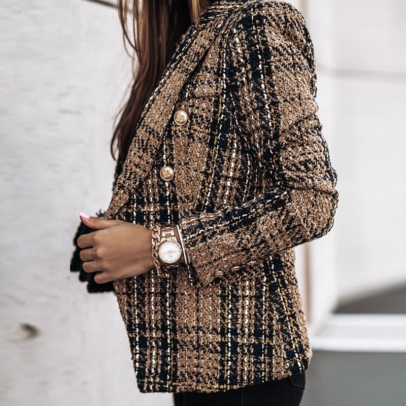 Élodie | Tailored Blazer with Boucle Texture
