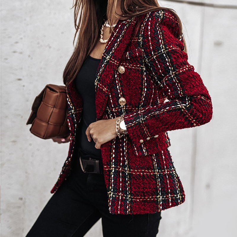 Élodie | Tailored Blazer with Boucle Texture