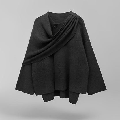 Althea | Asymmetrical Poncho