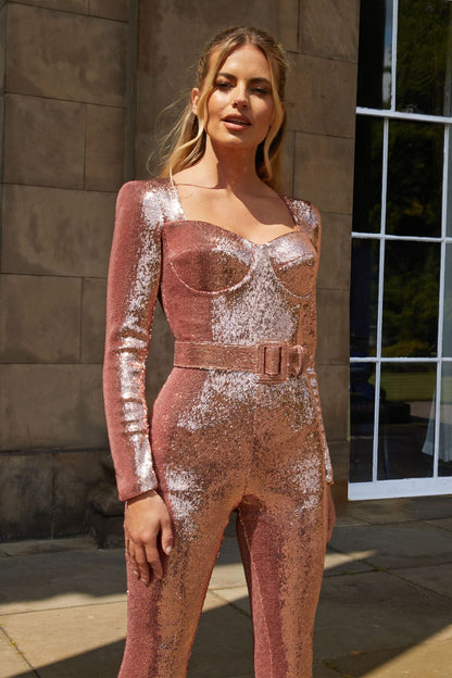 Amara | Sequin Jumpsuit Women
