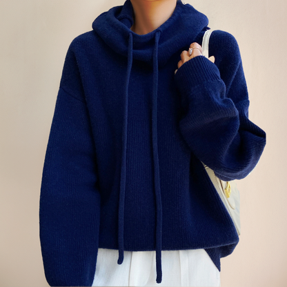 Malou | Knitted Hoodie