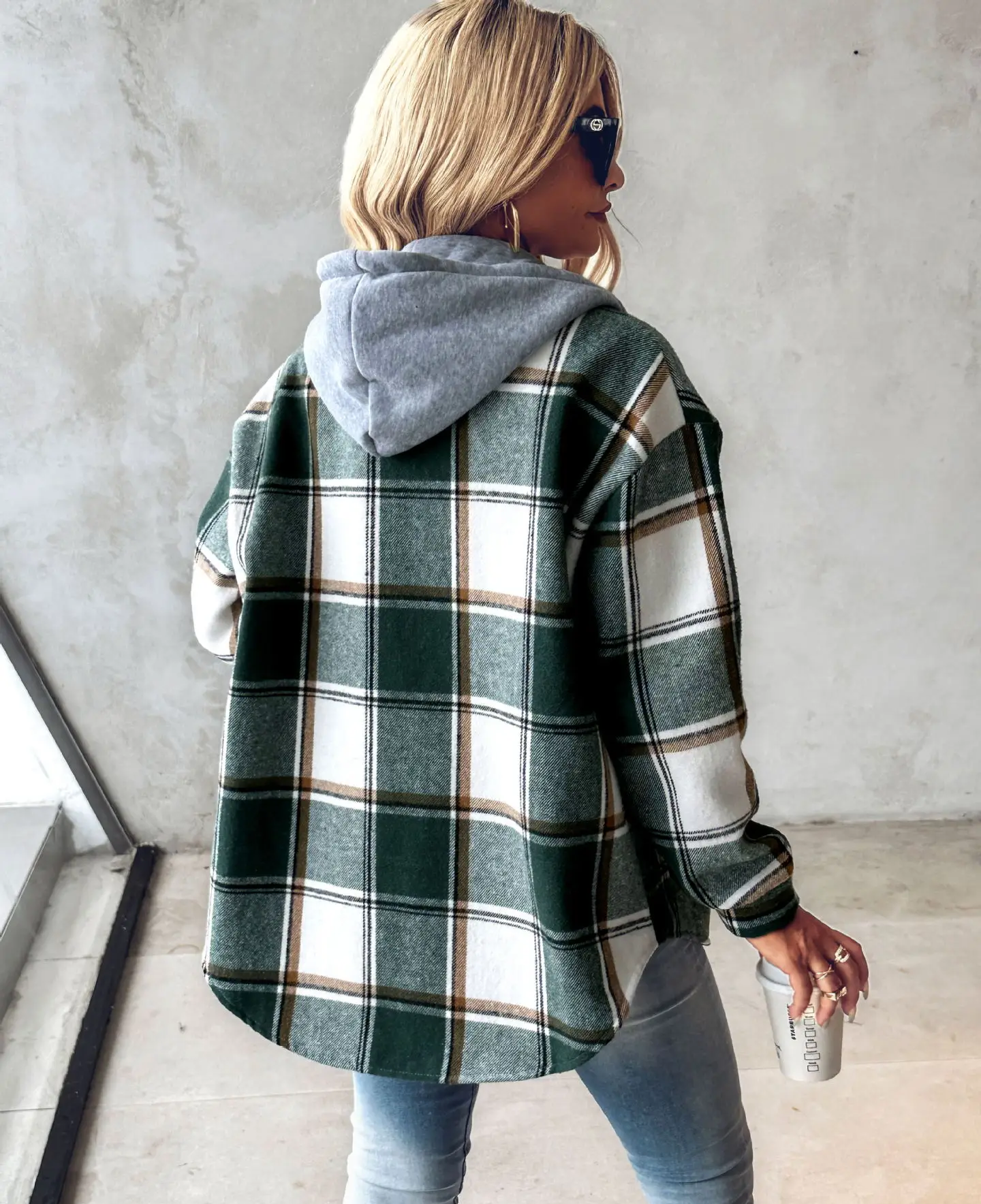 Noelia | Checked Overshirt